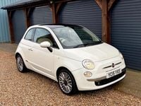 Used Fiat 500 Lounge 69 HP (50 kW) 2015 White Hatchback