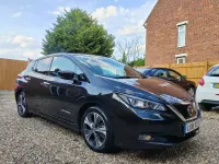Used Nissan Leaf Tekna 110 kW (150 HP) 2018 Black Hatchback