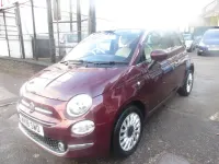 Used Fiat 500 Lounge 69 HP (50 kW) 2018 Red Hatchback