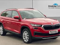 Used Skoda Kodiaq SE 150 HP (110 kW) 2023 Red SUV