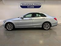 Begagnad Mercedes C220 2018 Silver Sedan