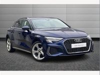 Used Audi A3 S-Line 110 HP (80 kW) 2023 Blue Hatchback