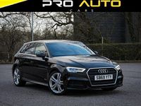 Used Audi A3 Sportback S-Line 150 HP (110 kW) 2020 Black Hatchback