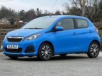 Used Peugeot 108 Active 2016 Blue Hatchback