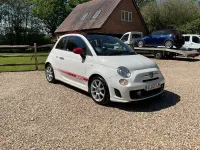 Used Abarth 500C 2013 White Cabriolet