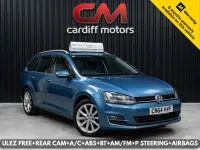 Used VW Golf VII 2014 Blue Estate