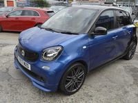 Used Smart ForFour Brabus 90 HP (66 kW) 2017 Blue Hatchback