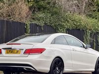 Used Mercedes E220 AMG line 177 HP (130 kW) 2016 White Coupe