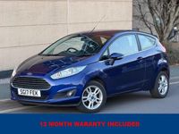 Used Ford Fiesta Zetec 82 HP (60 kW) 2017 Blue Hatchback