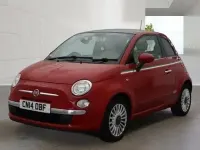 Used Fiat 500 Lounge 69 HP (50 kW) 2014 Red Hatchback