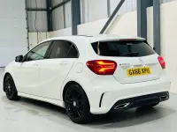 Used Mercedes A200 AMG Line Premium 136 HP (100 kW) 2016 White Hatchback