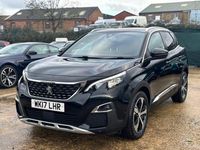 Used Peugeot 3008 GT-line 2017 Black Hatchback