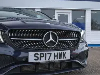 Used Mercedes CLA200 Shooting Brake AMG line 136 HP (100 kW) 2017 Blue Estate
