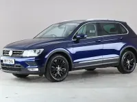 Second-hand VW Tiguan SE 150 CP (110 kW) 2017 Albastru SUV