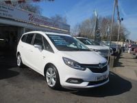 Used Vauxhall Zafira SRi 140 HP (102 kW) 2017 White MPV