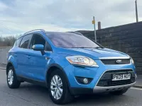 Usado Ford Kuga Titanium 136 HP (100 kW) 2009 Azul SUV