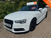 Used Audi A5 Cabriolet S-Line 177 HP (130 kW) 2012 White Cabriolet