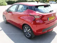 Used Nissan Micra Acenta 90 HP (66 kW) 2017 Red Hatchback