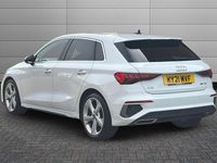Used Audi A3 S-Line 150 HP (110 kW) 2021 White Sedan