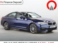 Used BMW 530e M Sport 252 HP (185 kW) 2019 Blue Sedan