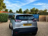 Used Vauxhall Crossland X 81 HP (59 kW) 2018 Silver SUV