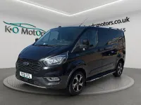 Used Ford Transit Custom Active 130 HP (95 kW) 2021 Black Van