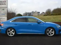Used Audi A3 S-Line 150 HP (110 kW) 2024 Blue Sedan