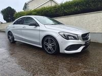 Used Mercedes CLA220 AMG line 177 HP (130 kW) 2018 Silver Sedan