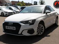 Used Audi A3 Sportback Design 116 HP (85 kW) 2021 White Hatchback