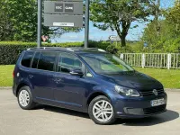 Used VW Touran SE 140 HP (102 kW) 2014 Blue MPV