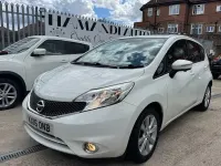 Used Nissan Note S 98 HP (72 kW) 2016 White Hatchback