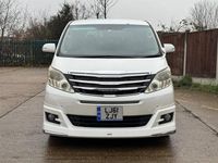 Begagnad Toyota Alphard 2012 Vit Minibuss