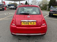 Used Fiat 500 Lounge 69 HP (50 kW) 2017 Red Hatchback