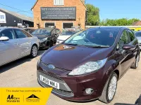 Used Ford Fiesta Titanium 2008 Red Hatchback