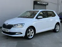 Used Skoda Fabia SE L 75 HP (55 kW) 2018 White Hatchback