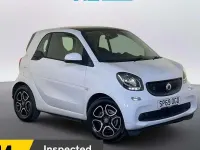 Used Smart ForTwo Electric Drive Prime 60 kW (82 HP) 2018 White Coupe