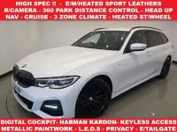 Used BMW 320 M Sport 190 HP (139 kW) 2021 White Estate