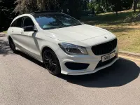 Used Mercedes CLA220 AMG 177 HP (130 kW) 2016 White Coupe