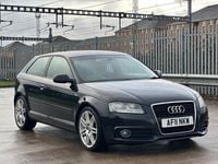 Used Audi A3 S-Line 2011 Black Hatchback