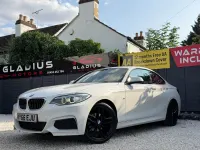 Used BMW 218 M Sport 134 HP (98 kW) 2016 White Coupe