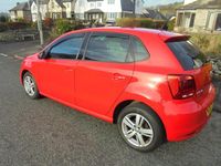 Used VW Polo Edition 90 HP (66 kW) 2018 Red Hatchback