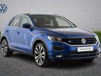 Used VW T-Roc R-line 150 HP (110 kW) 2021 Blue SUV