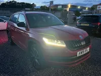 Used Skoda Kodiaq SportLine 190 HP (139 kW) 2019 Red SUV