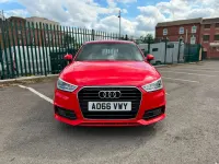 Used Audi A1 S-Line 125 HP (91 kW) 2016 Red Hatchback