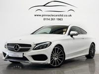 Used Mercedes C220 AMG line 170 HP (125 kW) 2016 White Coupe