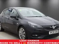 Used Vauxhall Astra SRi 145 HP (106 kW) 2020 Black Hatchback