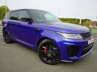 Used Land Rover Range Rover Sport SVR 575 HP (422 kW) 2021 Blue SUV