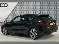 New Audi A3 Black Edition 147 HP (108 kW) 2025 Black Hatchback