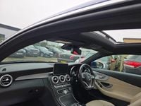 Used Mercedes C220 AMG Line Premium Plus 170 HP (125 kW) 2016 Blue Coupe