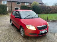 Used Skoda Fabia 60 HP (44 kW) 2008 Red Hatchback